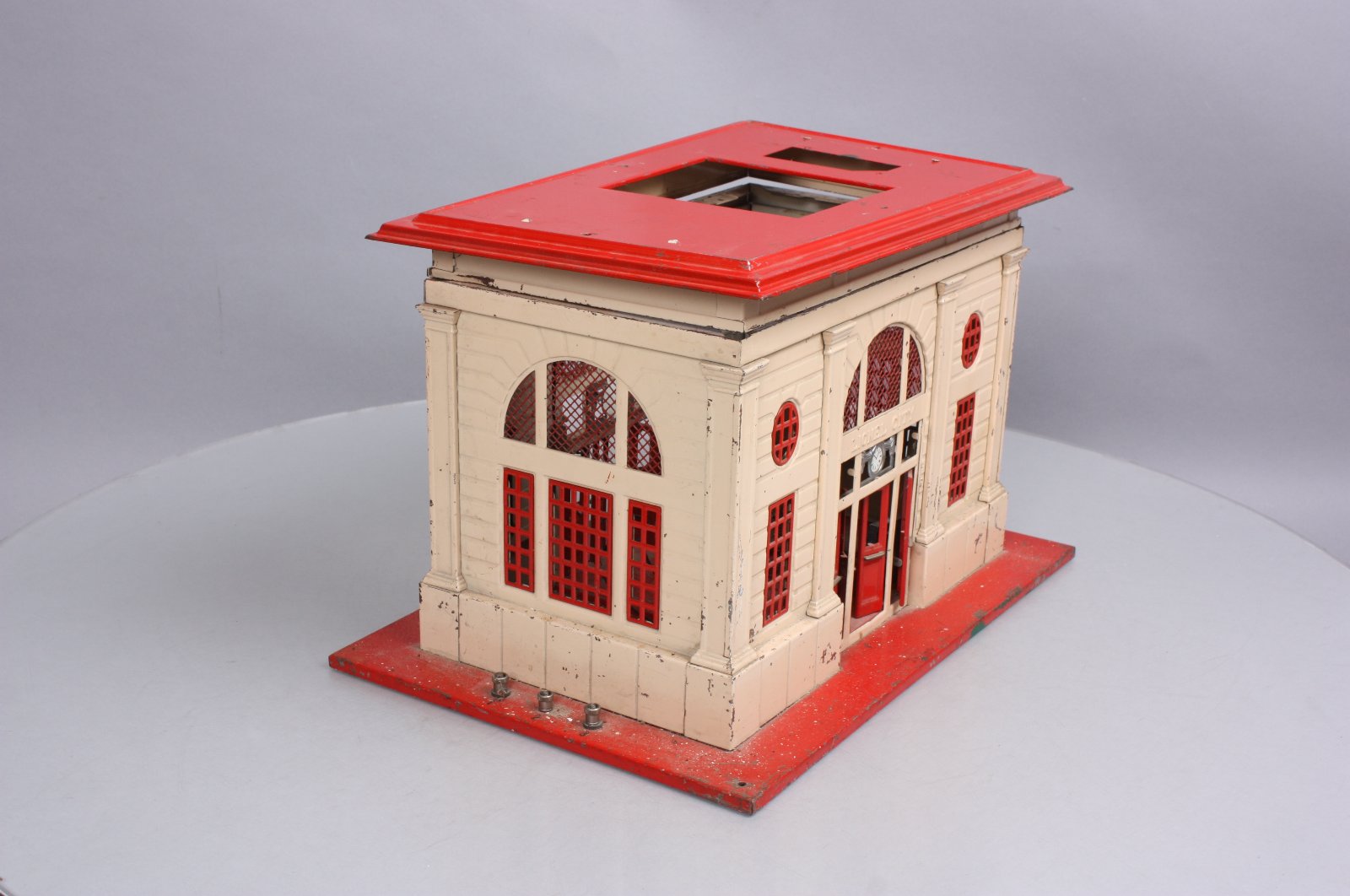 Lionel 115 O Gauge Vintage Lighted Tinplate Passenger Station