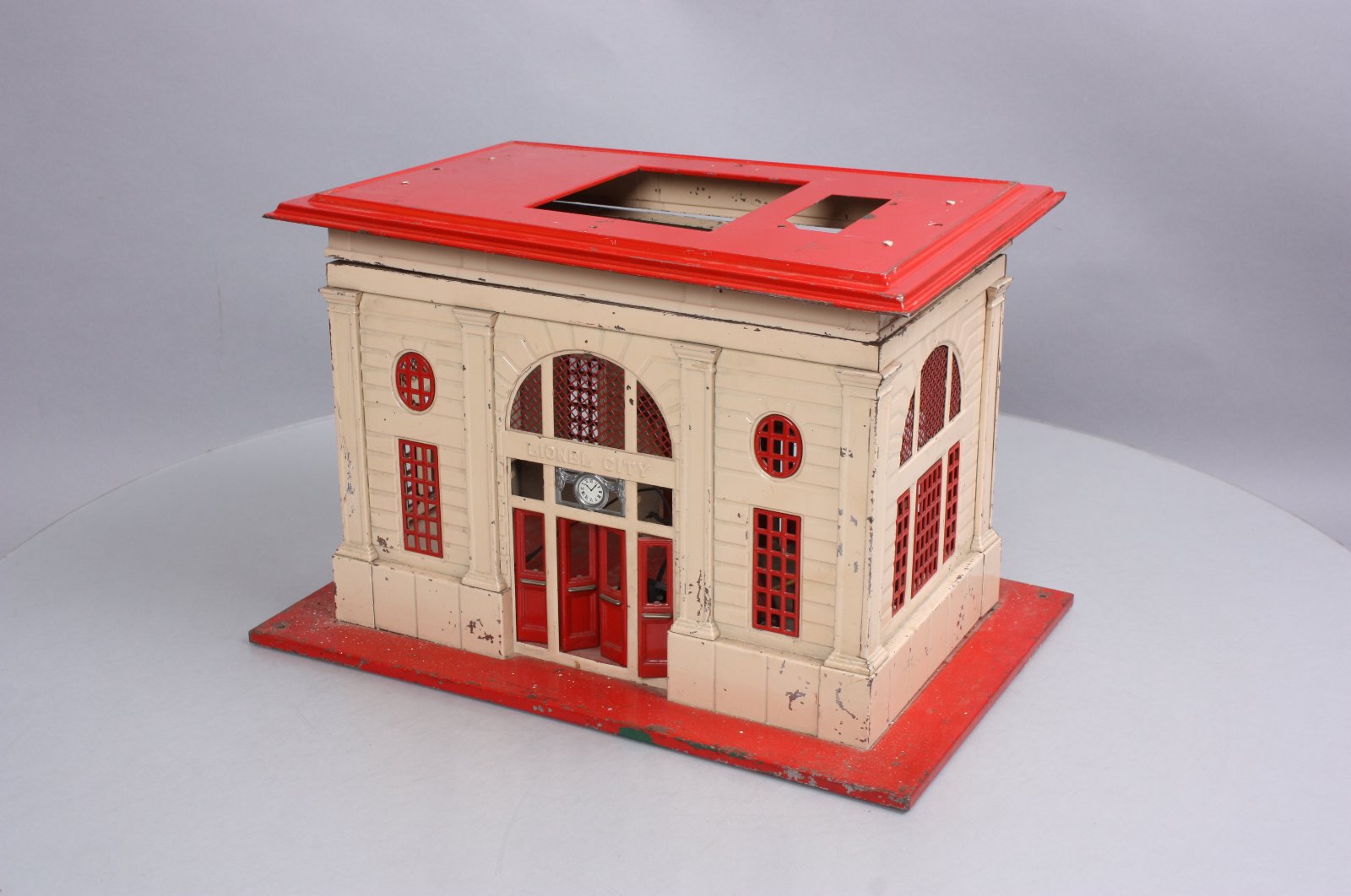 Lionel 115 O Gauge Vintage Lighted Tinplate Passenger Station
