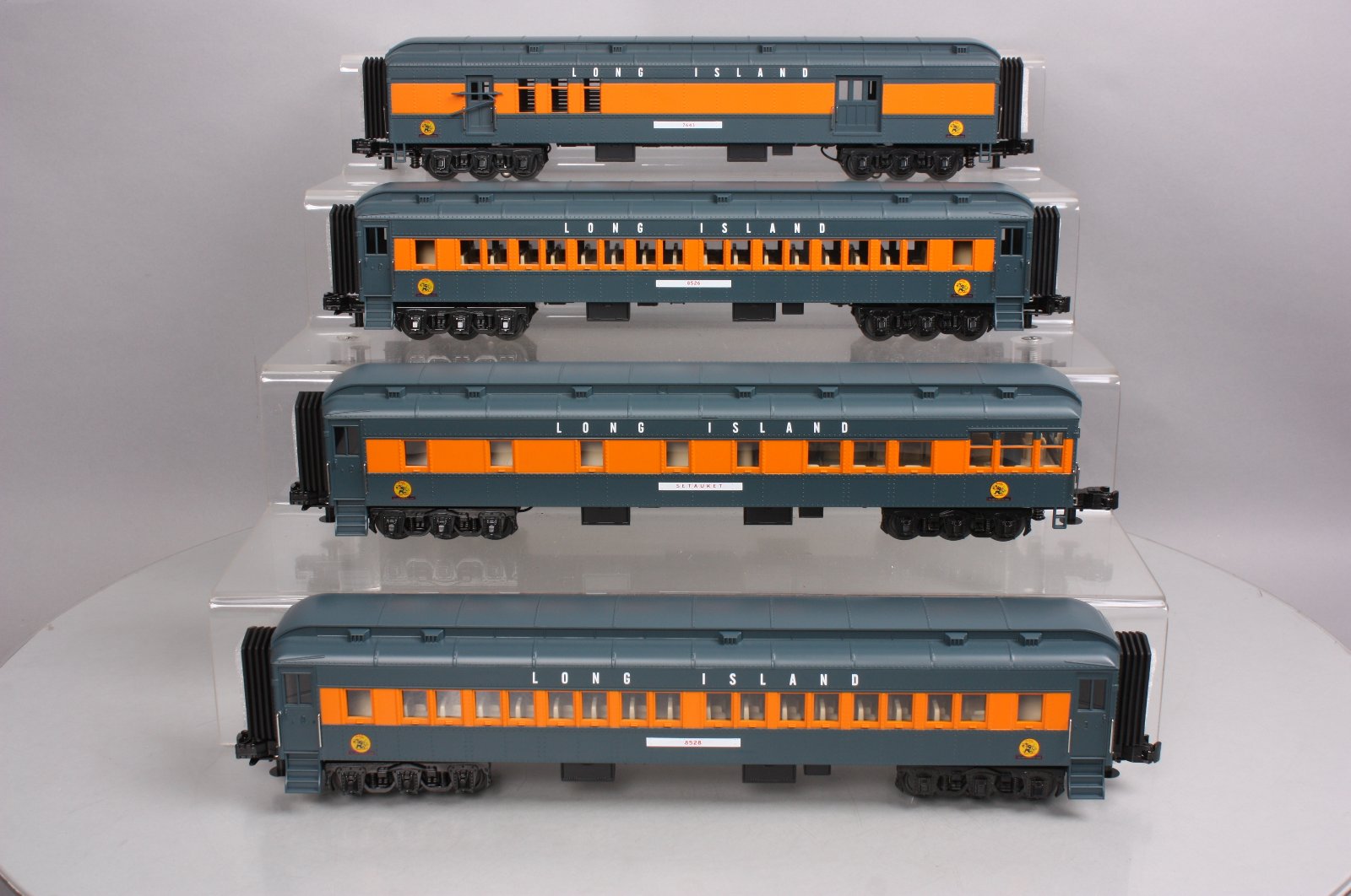 MTH 30-69200 O Long Island RailKing 60' Madison Passenger Car Set (Set of 4)