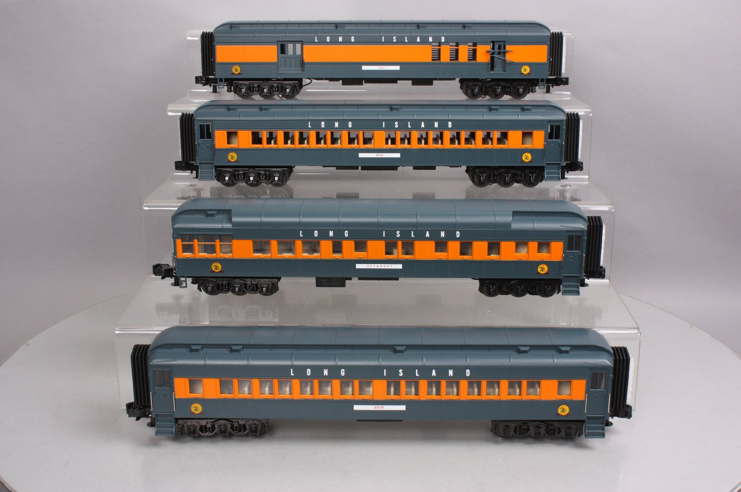 MTH 30-69200 O Long Island RailKing 60' Madison Passenger Car Set (Set of 4)