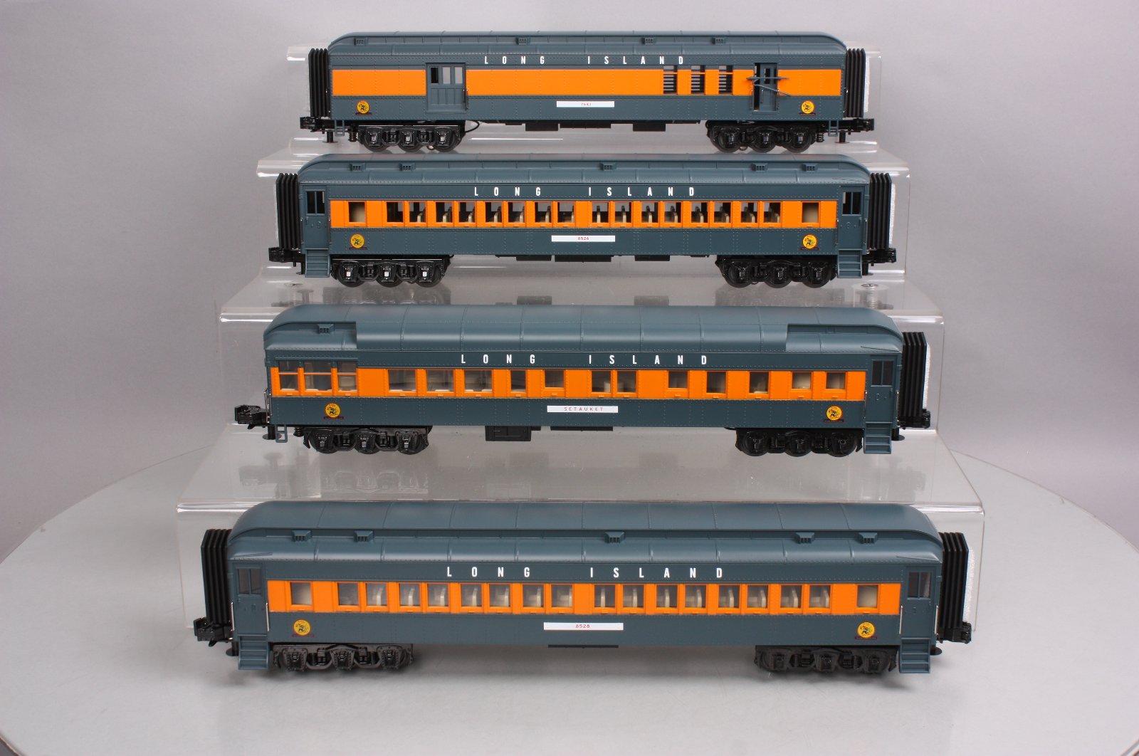 MTH 30-69200 O Long Island RailKing 60' Madison Passenger Car Set (Set of 4)