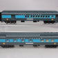 MTH 30-69150 O Long Island 60' Madison Combo/Diner Passenger Car Set (Set of 2)