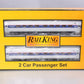 MTH 30-6521 Amtrack 2-Car Amfleet Coach Set: #25040 & #25051