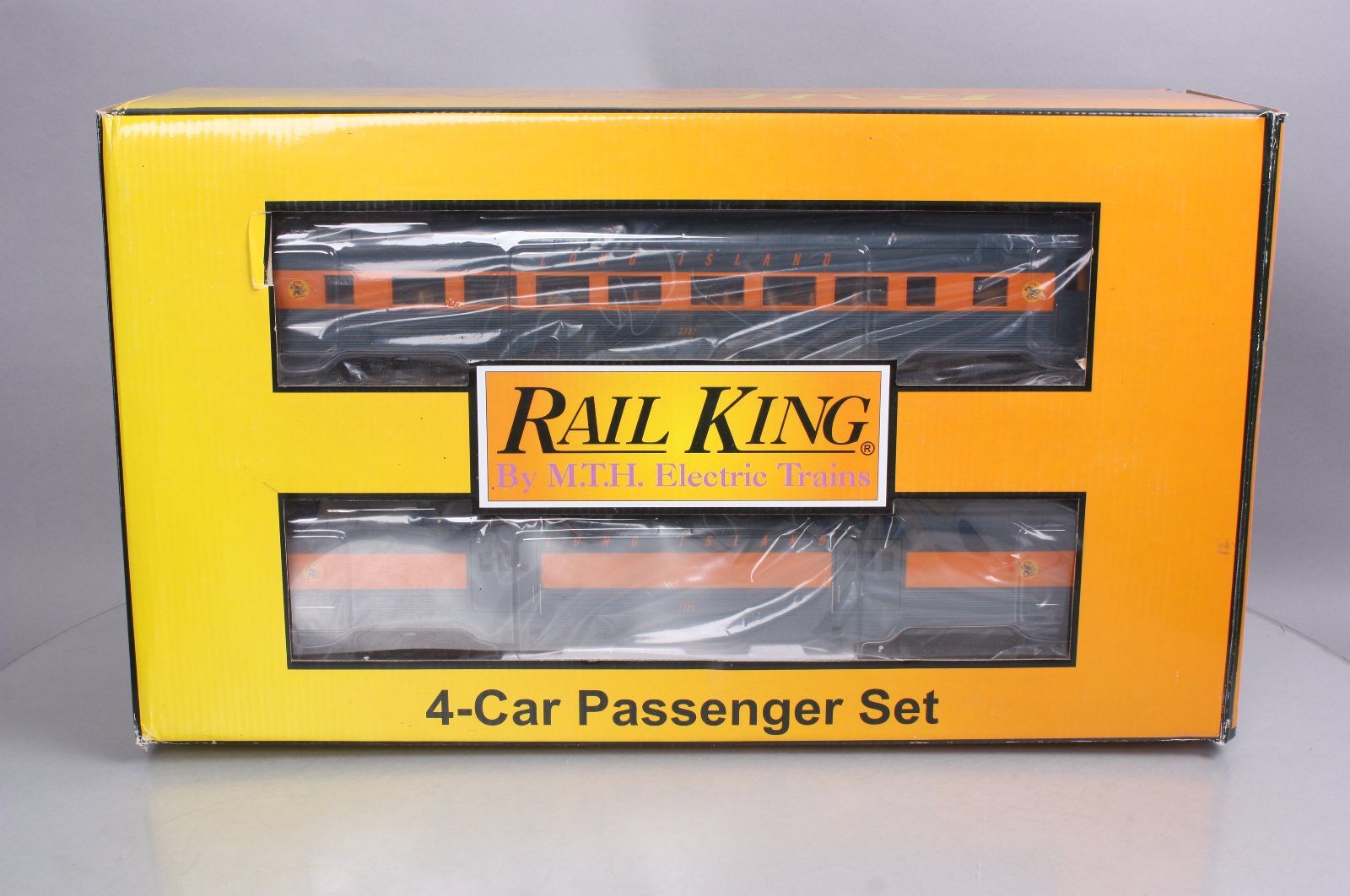 MTH 30-67789 O Long Island 60' Streamlined Passenger Car Set (Set of 4)
