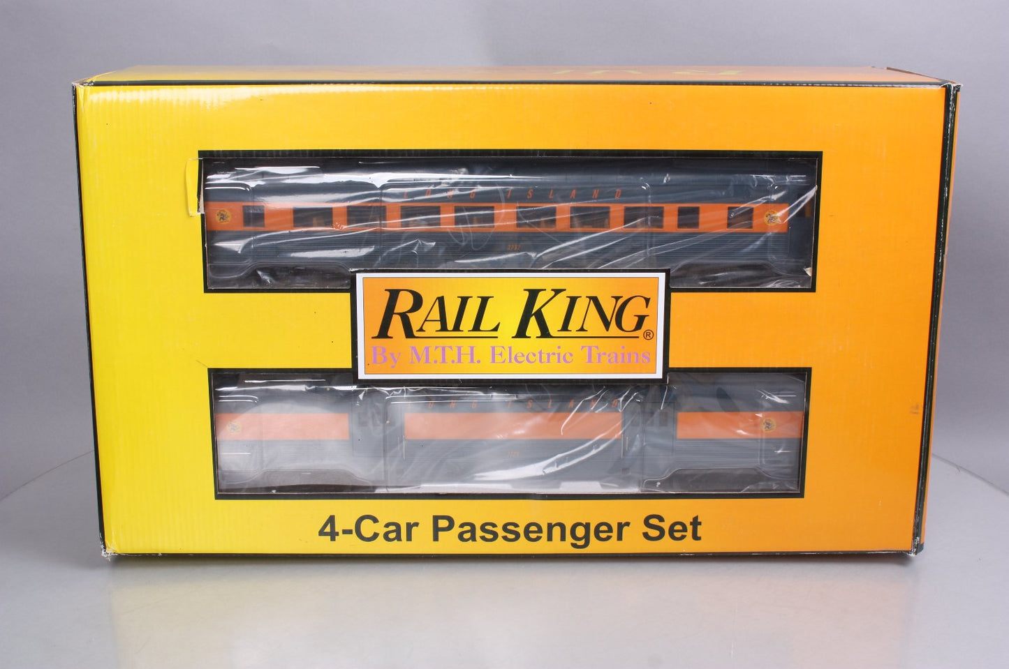 MTH 30-69200 O Long Island RailKing 60' Madison Passenger Car Set (Set of 4)