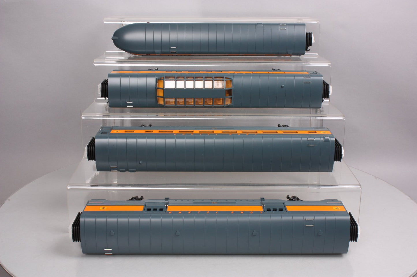 MTH 30-67789 O Long Island 60' Streamlined Passenger Car Set (Set of 4)