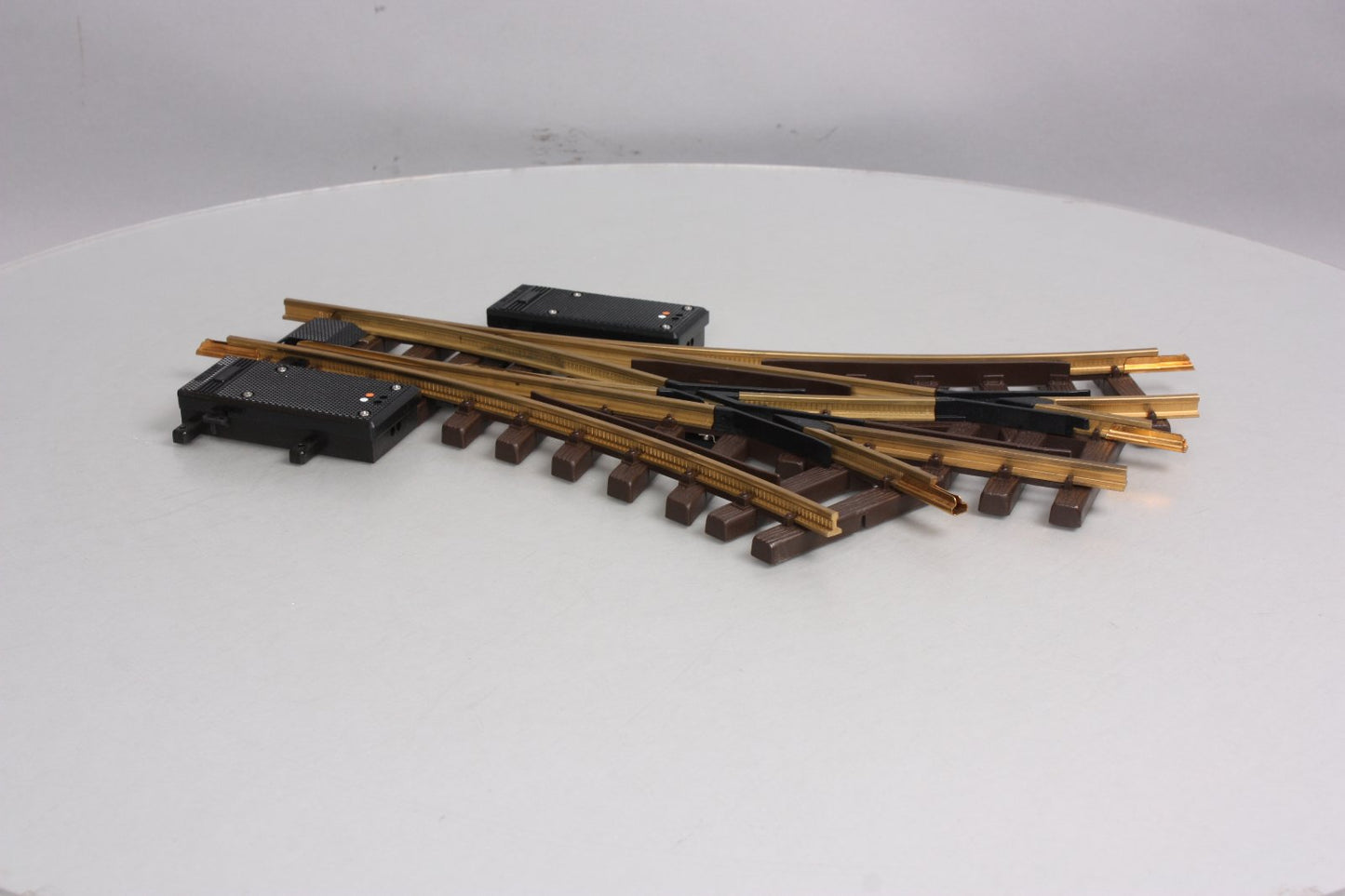 LGB 12360 G Gauge R1 30° Electric 3-Way Switch Turnout