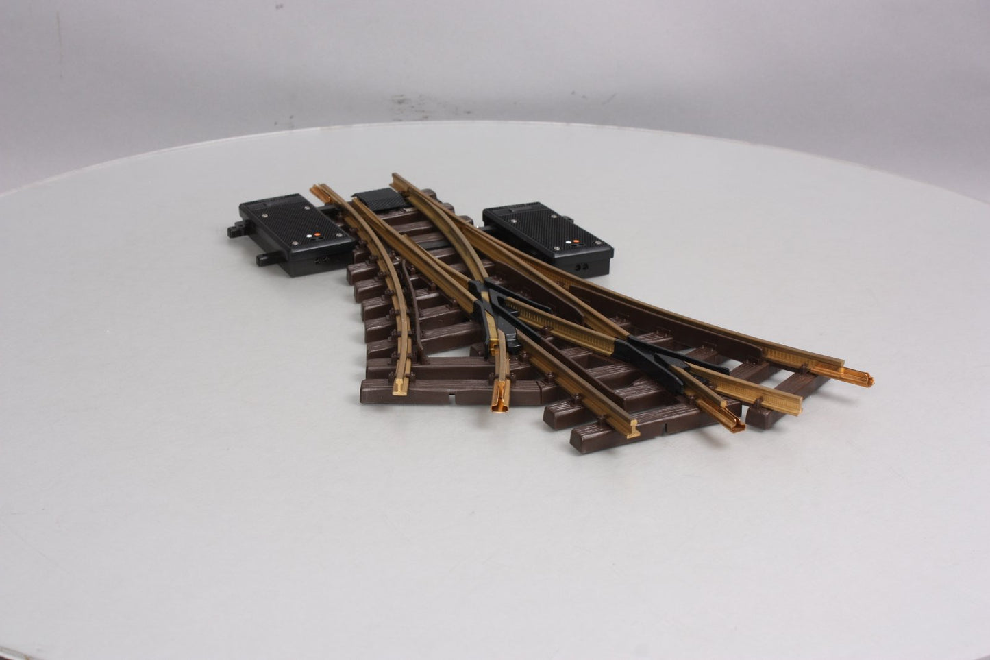 LGB 12360 G Gauge R1 30° Electric 3-Way Switch Turnout