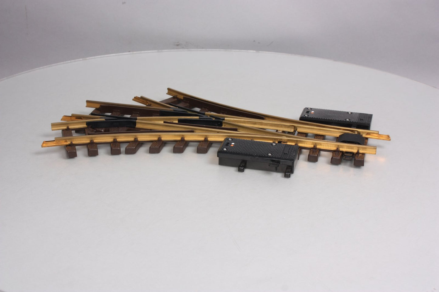 LGB 12360 G Gauge R1 30° Electric 3-Way Switch Turnout