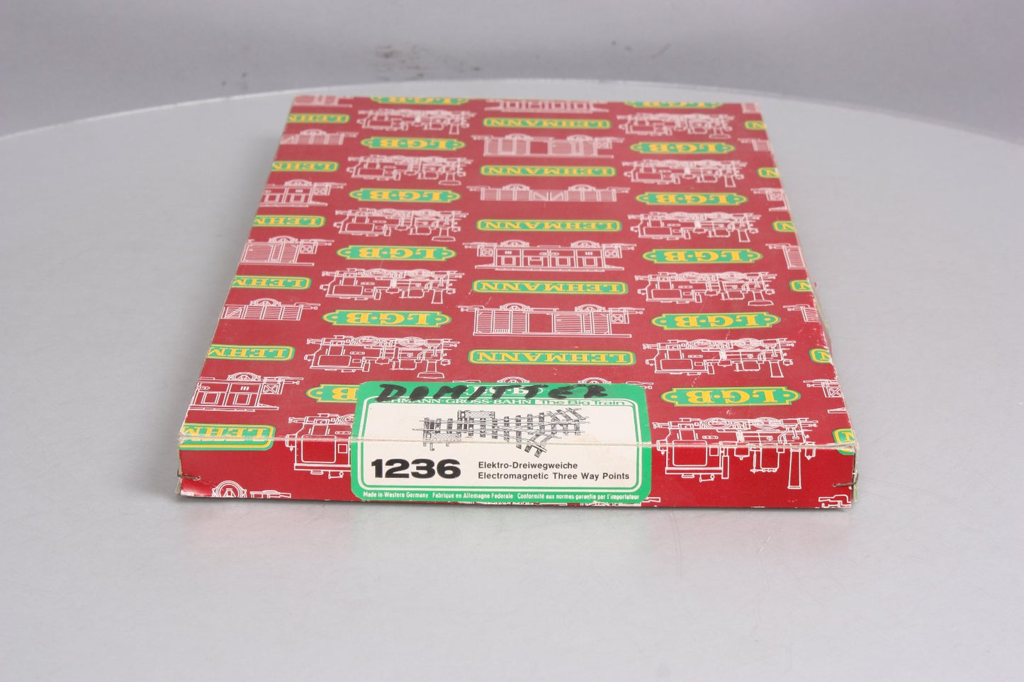 LGB 12360 G Gauge R1 30° Electric 3-Way Switch Turnout