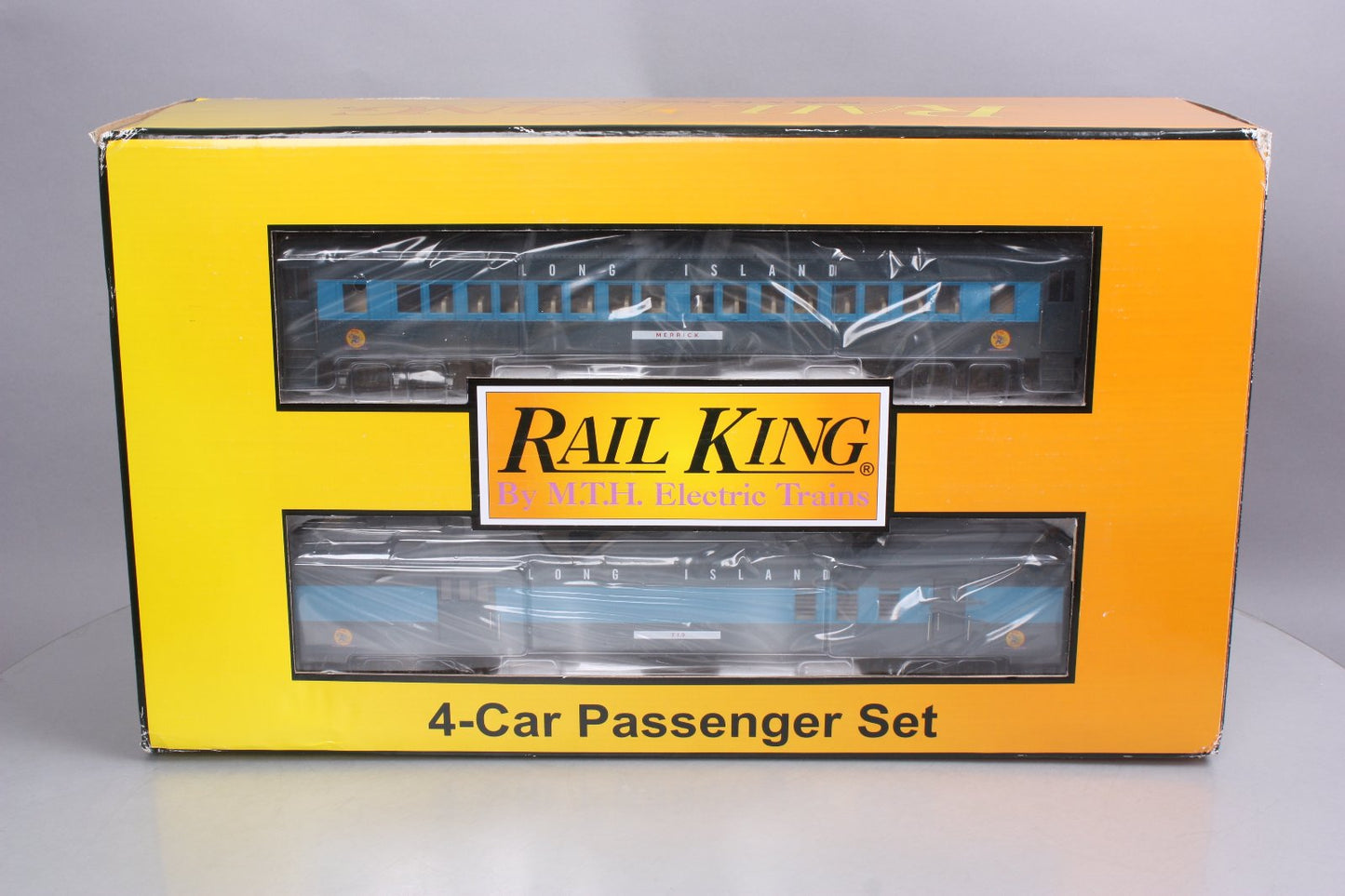 MTH 30-69149 O Gauge Long Island 60' Madison Passenger Car Set (Set of 4)