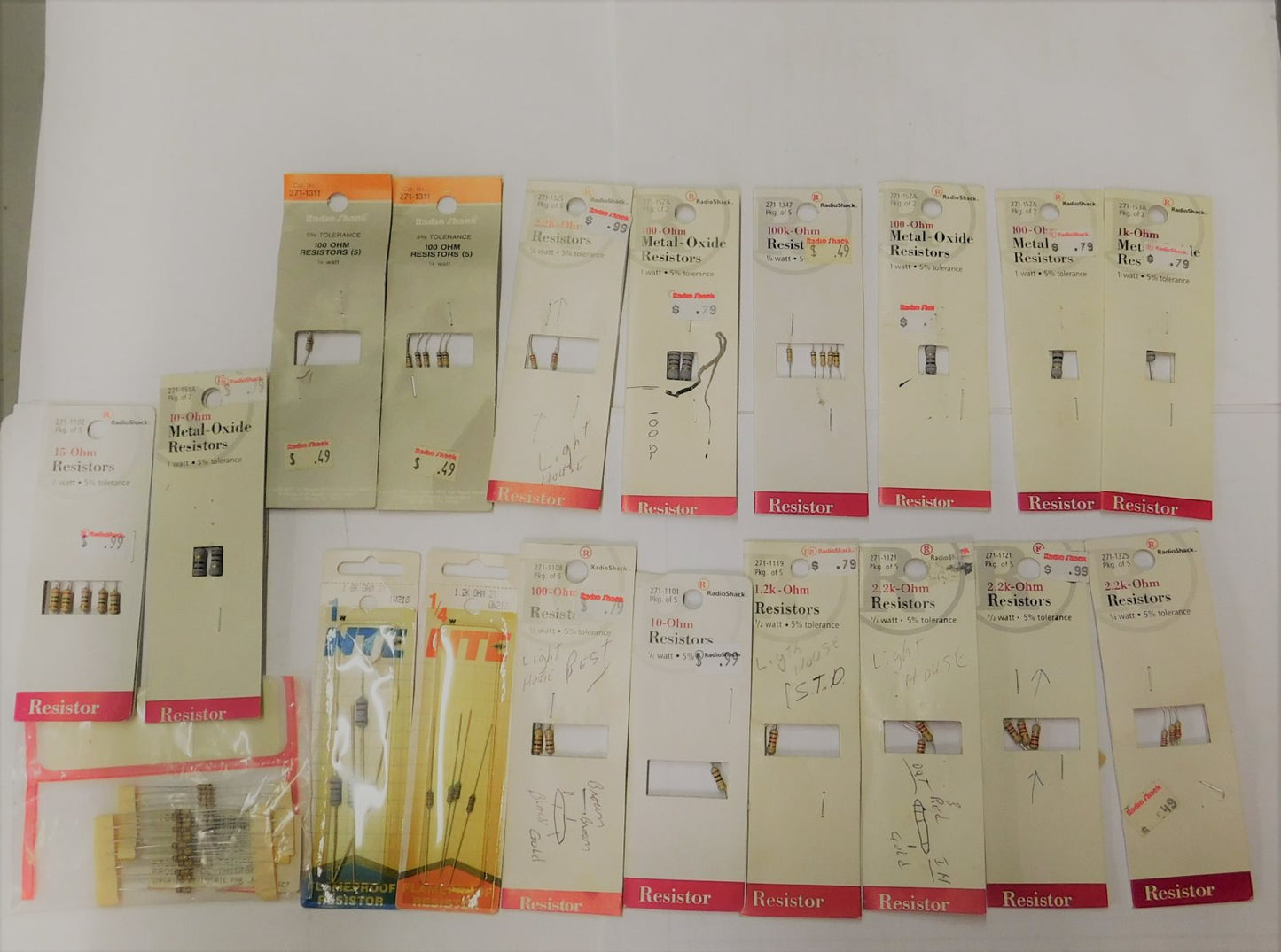 Radio Shack 271-1000X Resistor Assortment
