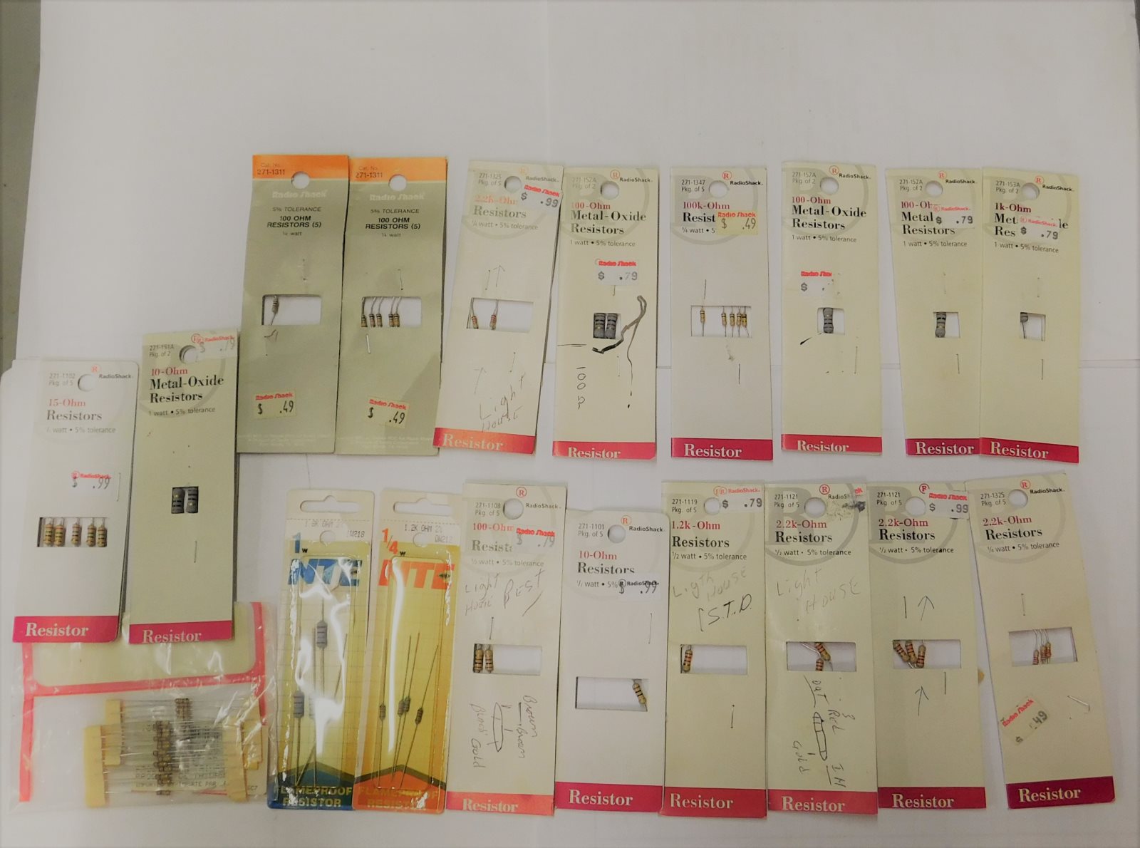 Radio Shack 271-1000X Resistor Assortment