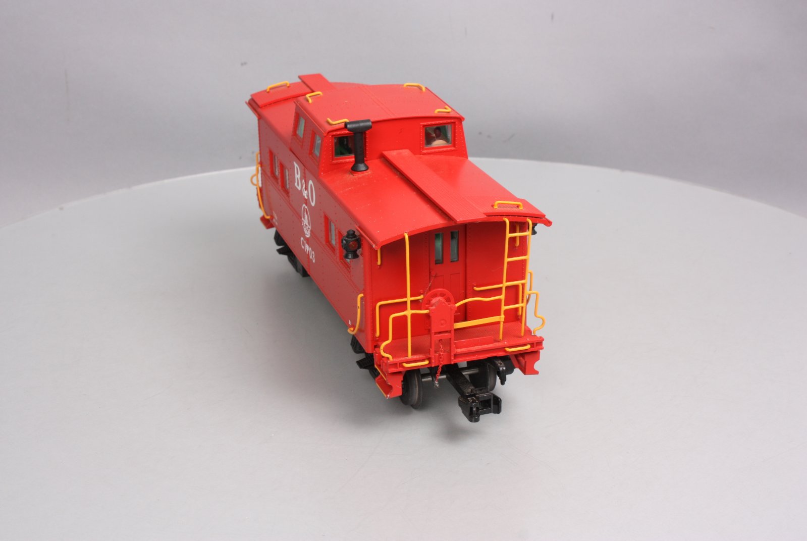 USA Trains 12152 G Scale Baltimore & Ohio Center Cupola Caboose - Metal Wheels