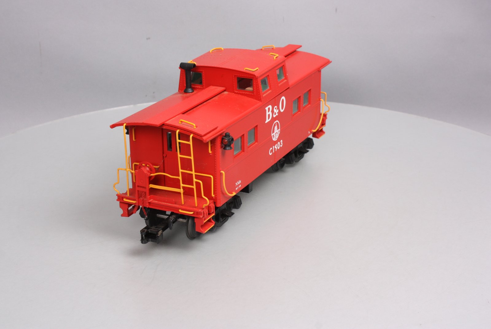 USA Trains 12152 G Scale Baltimore & Ohio Center Cupola Caboose - Metal Wheels
