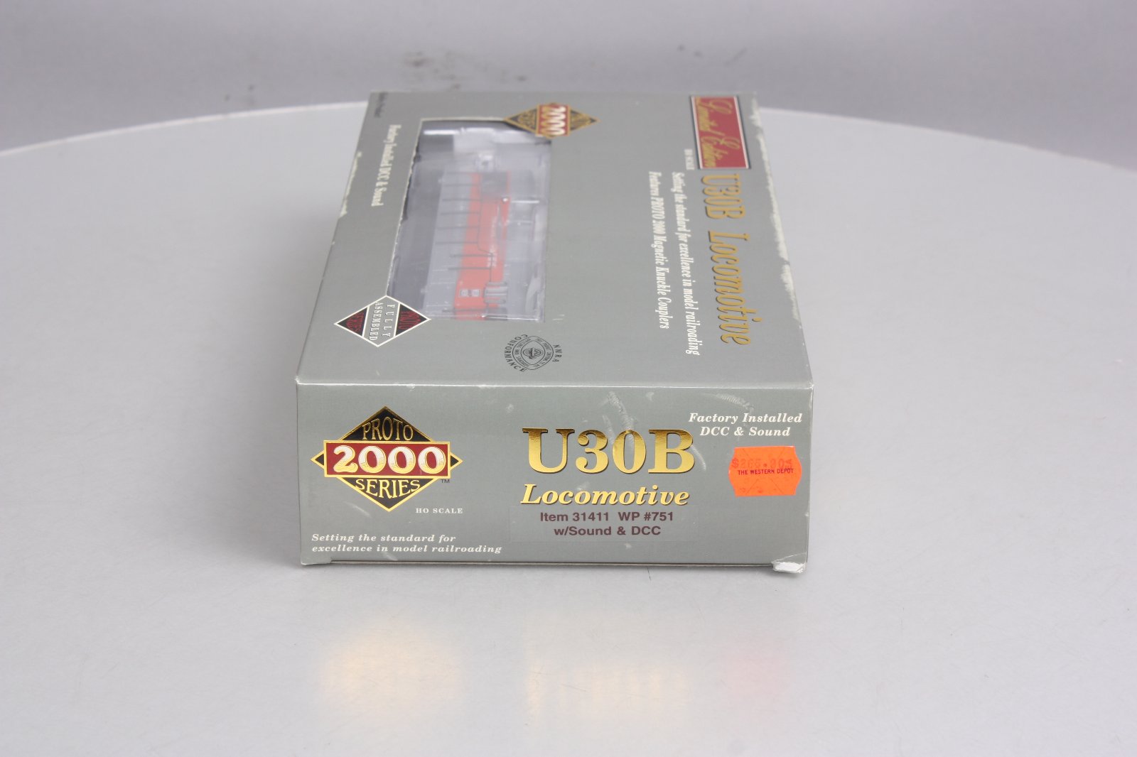 Proto 2000 31411 HO Western Pacific GE U30B Diesel Locomotive #751 w/Sound, DCC