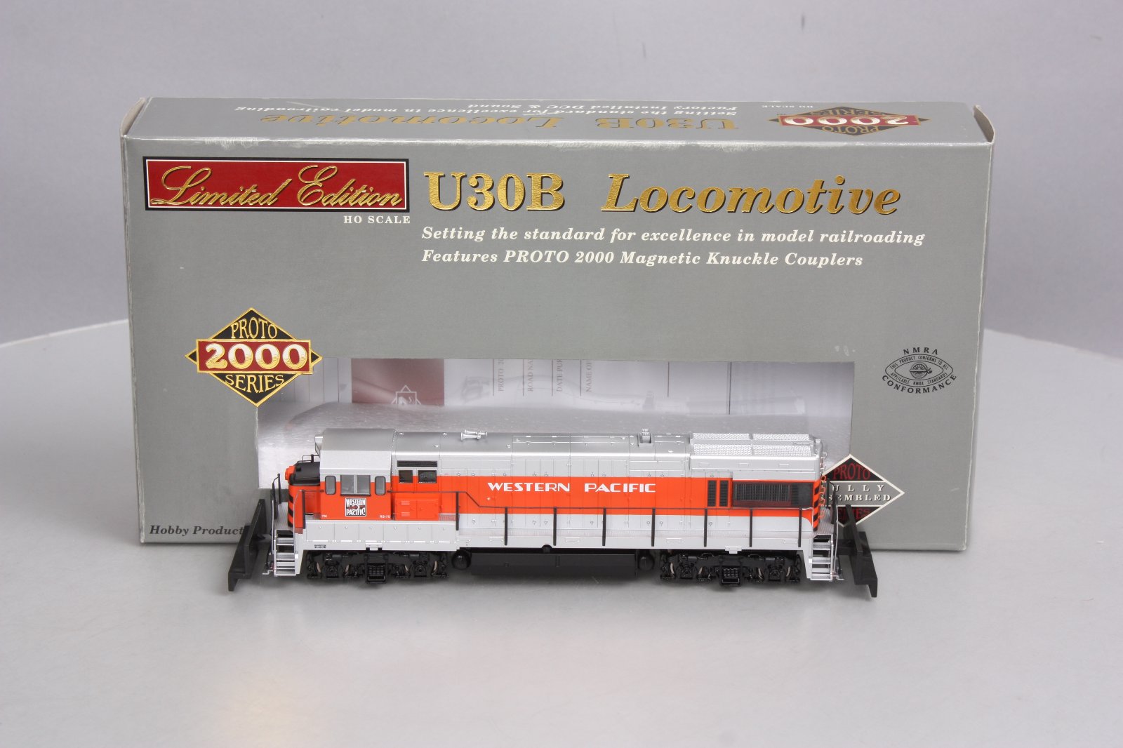 Proto 2000 31411 HO Western Pacific GE U30B Diesel Locomotive #751 w/Sound, DCC