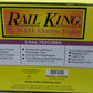 MTH 30-67638 O Erie Lackawanna 60' Streamlined Passenger Car Set (Set of 4)