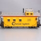 USA Trains R12009 G Chessie Wood Side Caboose #2505 (Metal Wheels)