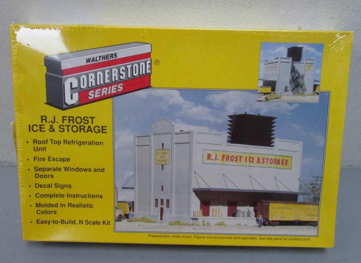 Walthers 933-3220 N Scale R.J. Frost Ice & Storage Building Kit