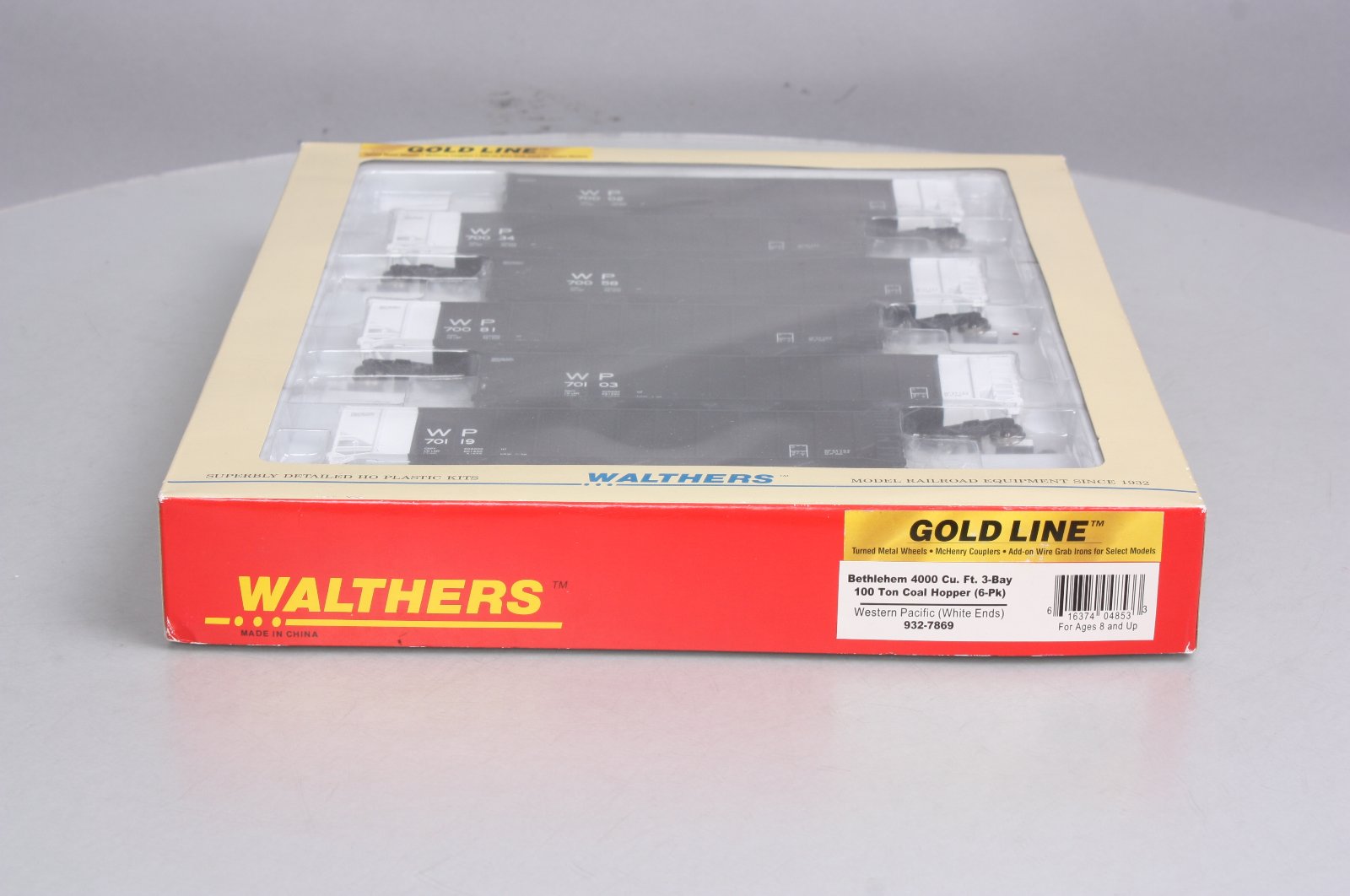 Walthers 932-7869 HO Scale WP Bethlehem 4000 Cu. Ft. Hopper (Pack of 6)