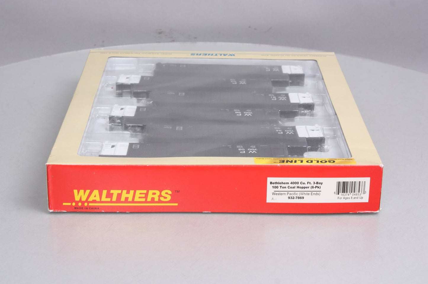Walthers 932-7869 HO Scale WP Bethlehem 4000 Cu. Ft. Hopper (Pack of 6)
