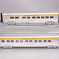 MTH 30-67864 O Chesapeake & Ohio 60' Streamlined Sleeper/Diner Set (Set of 2)