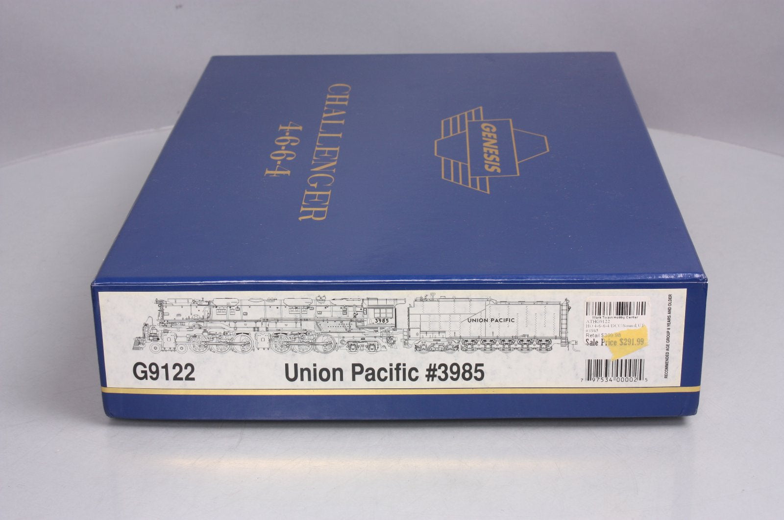 Athearn G9132 HO Union Pacific 4-6-6-4 Steam Locomotive #3958 with DCC & Sound