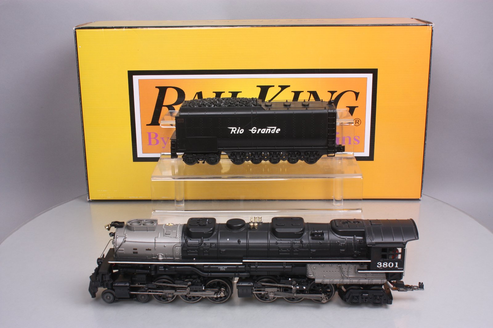 MTH 30-1625-1 Rio Grande Imperial 4-6-6-4 Challenger Steam Loco w/PS3 #3801