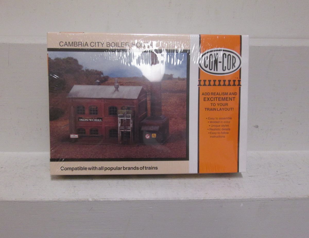 Con-Cor 689 N Scale Cambria City Boiler House Kit