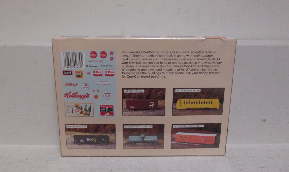 Con-Cor 689 N Scale Cambria City Boiler House Kit