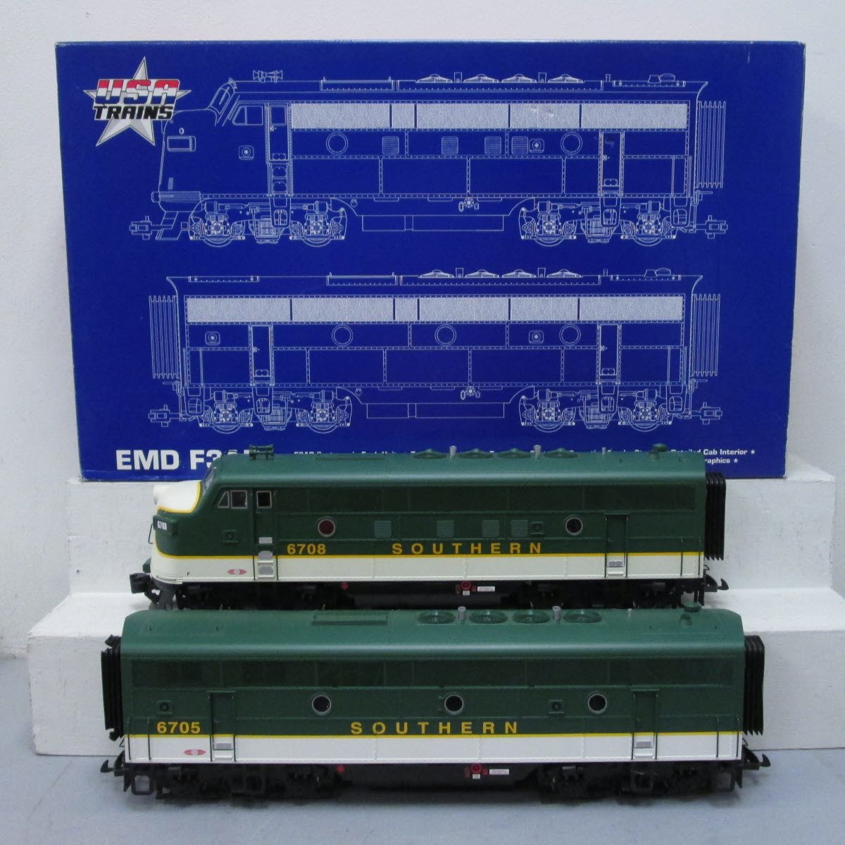 USA Trains 22259 G Southern Railway F-3 AB Diesel Locomotive Set