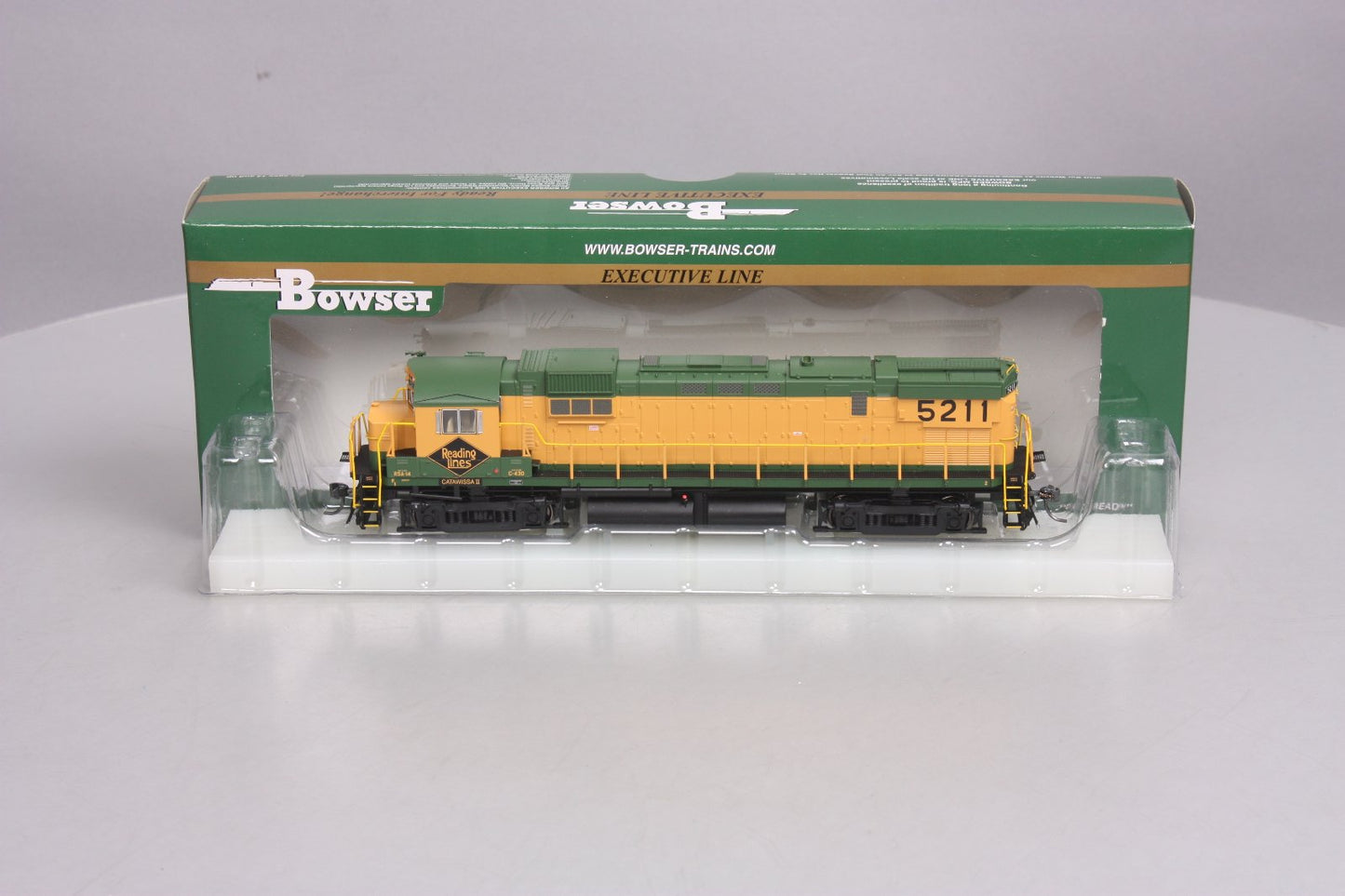 Bowser 23885 HO Scale Reading Alco C-430 Diesel Locomotive #5211
