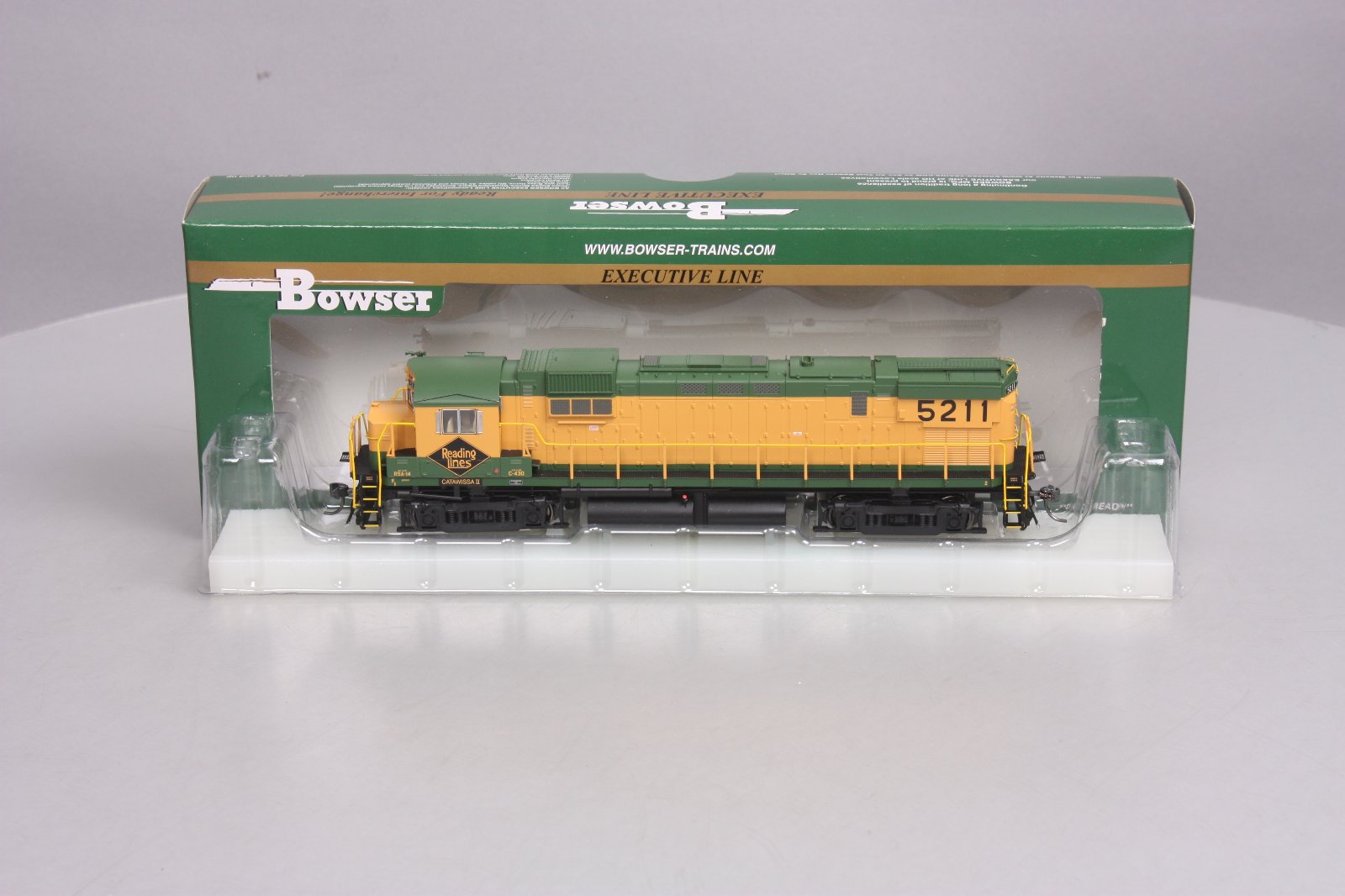 Bowser 23885 HO Scale Reading Alco C-430 Diesel Locomotive #5211