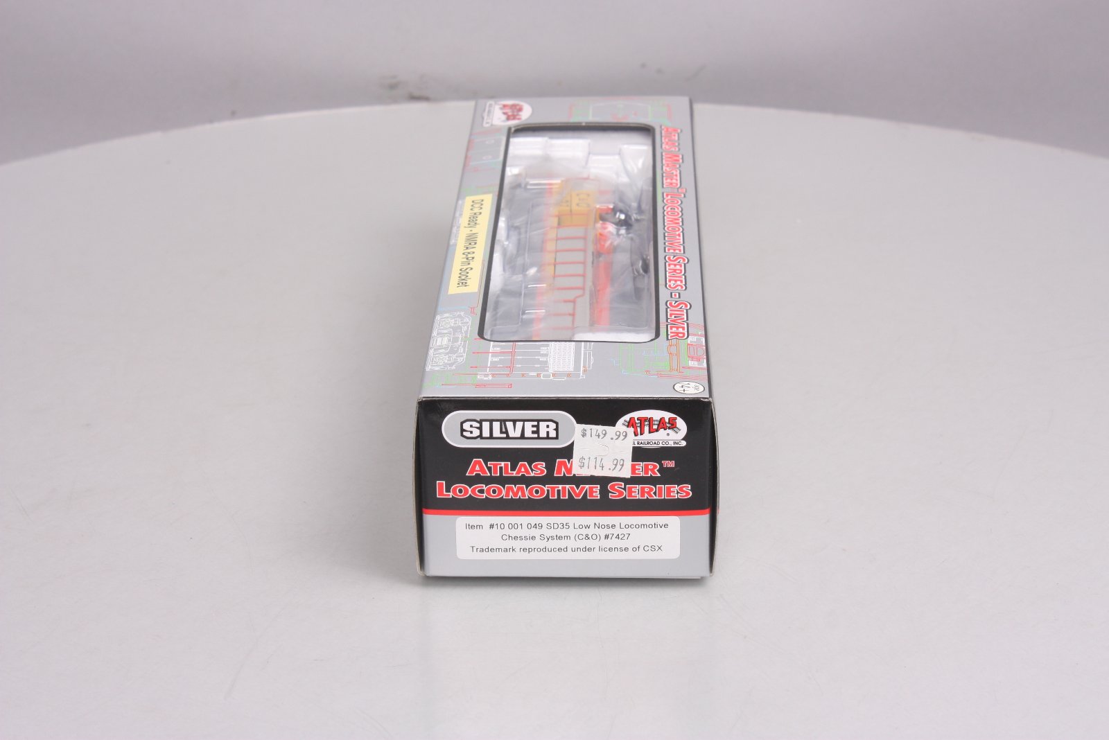 Atlas 10001049 HO Scale C&O SD35 Silver Chessie System 7427 HO