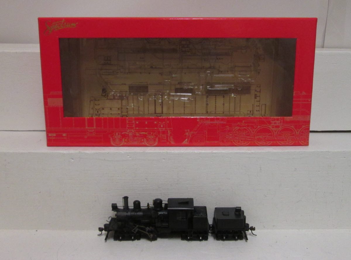 Bachmann 82901 HO Spectrum Black 70-Ton 3-Truck Climax Steam Locomotive w/DCC