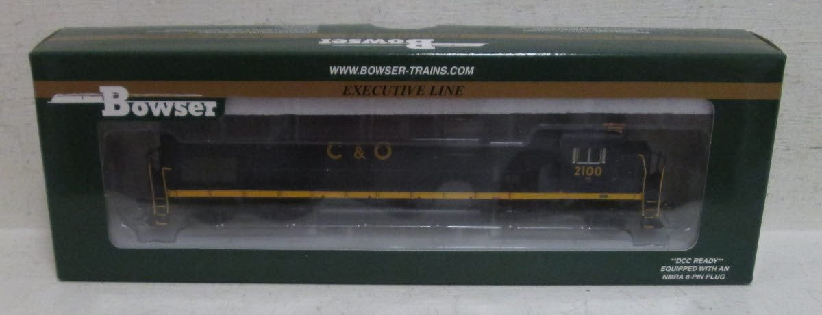 Bowser 23791 HO Scale C&O Alco C630 Diesel Locomotive #2100 – Trainz
