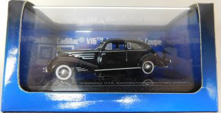 Ricko 38460 1:87 Cadillac V16 Aerodynamic Coupe (1934) Black