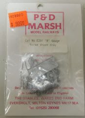 P & D Marsh E201 N Whitemetal Horse Drawn Carraige Kit