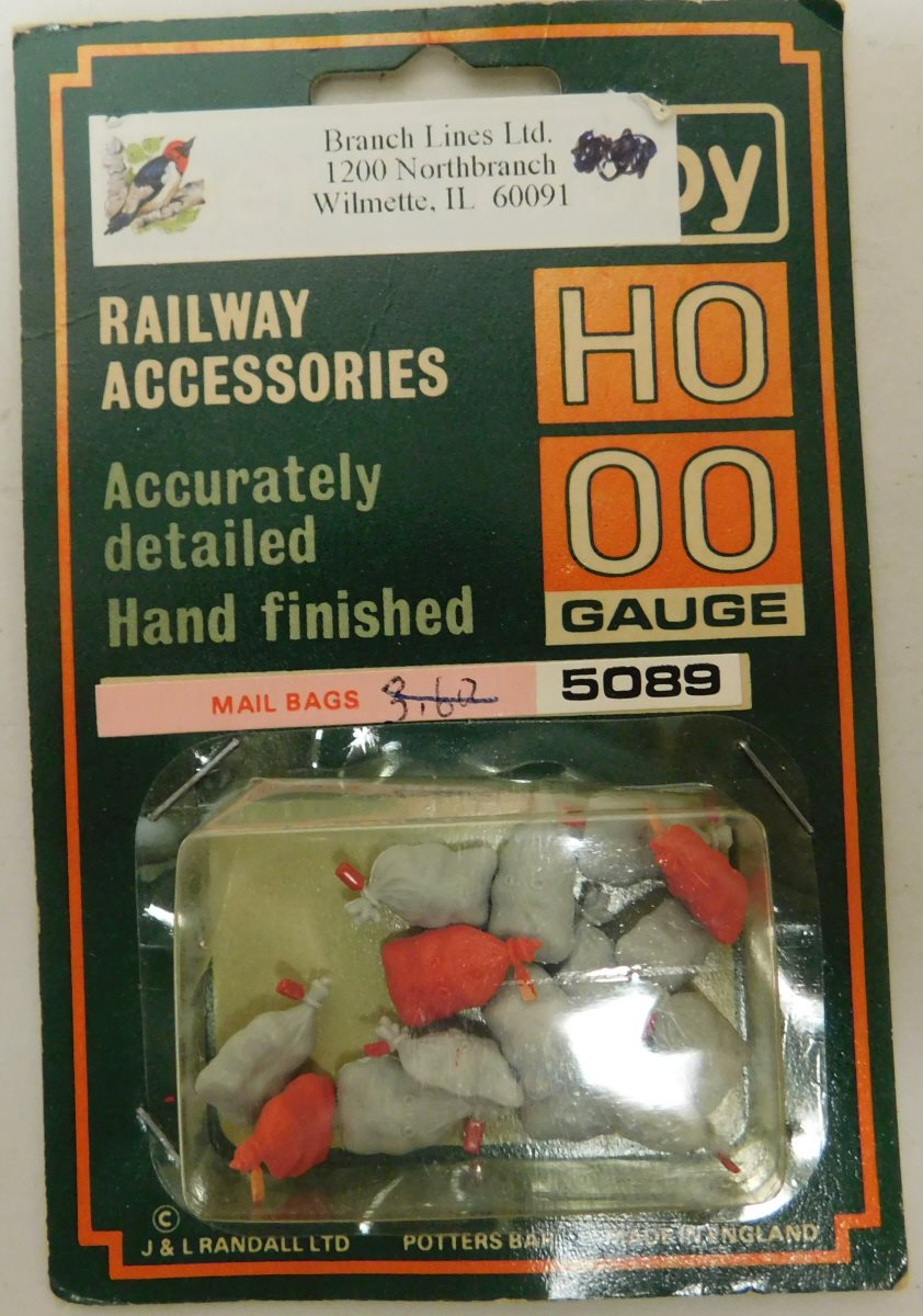 Railway Accessories 5089 HO Mail Bags