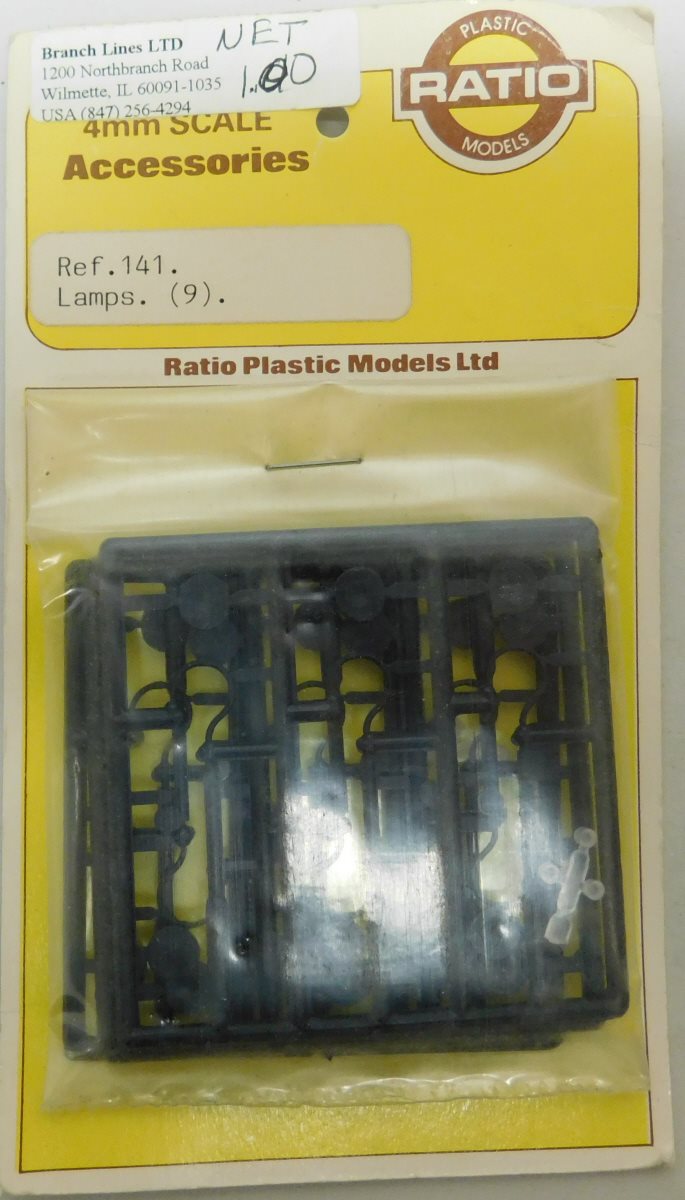 Plastic Ratio Models 141 N Swan Neck Lamps Kit