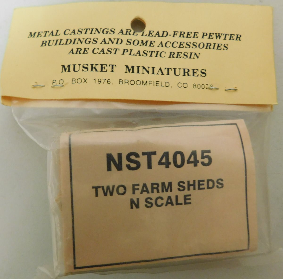 Rustic Rails NST4045 N Scale Two Farm Sheds