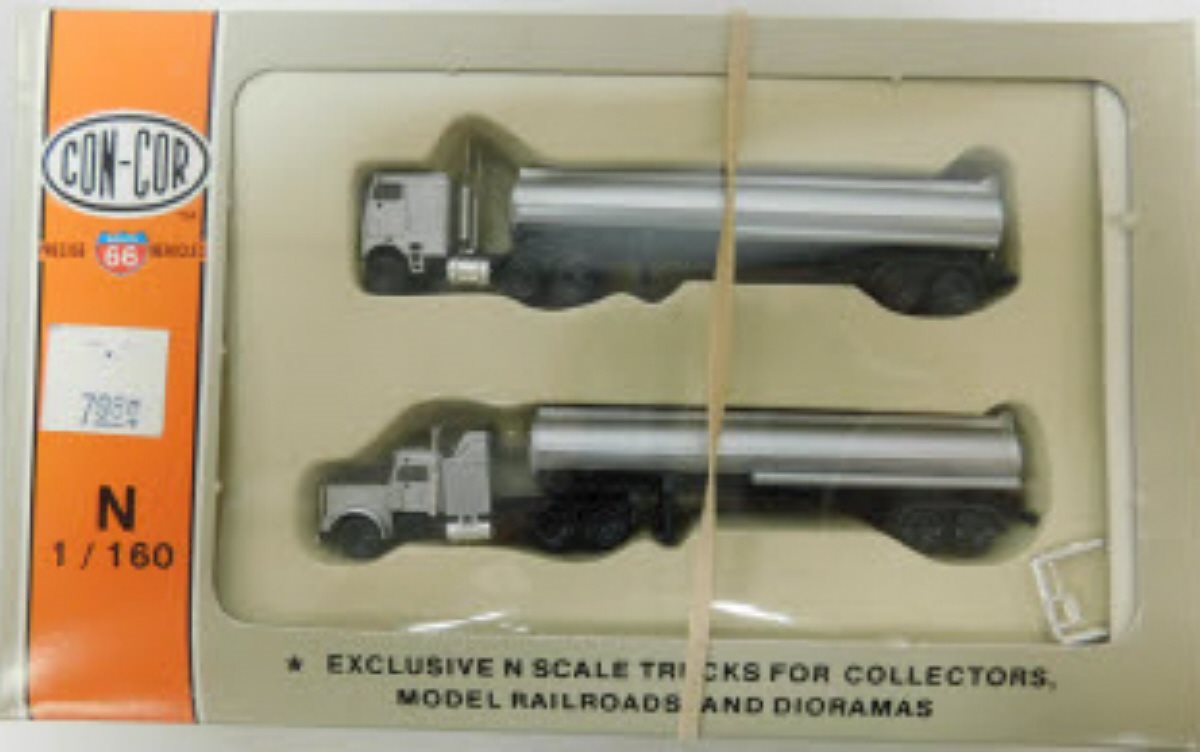Con-Cor 0004-003016 N Undecorated Tractors & Tank Trailers