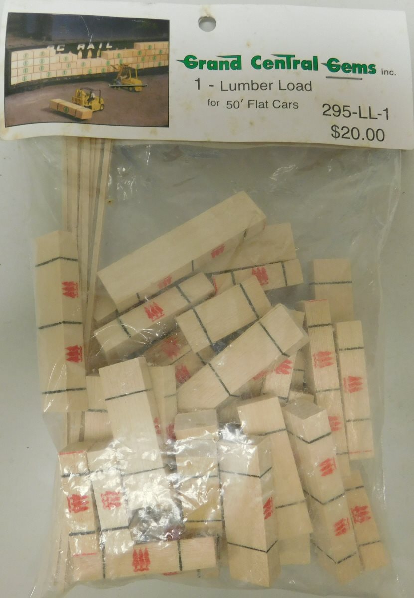 Grand Central Gems 295-LL-1 HO Lumber Load for 50' Flat Car