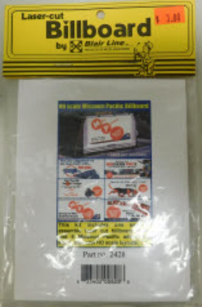 Blair Line 2428 HO Missouri Pacific Billboard Kit