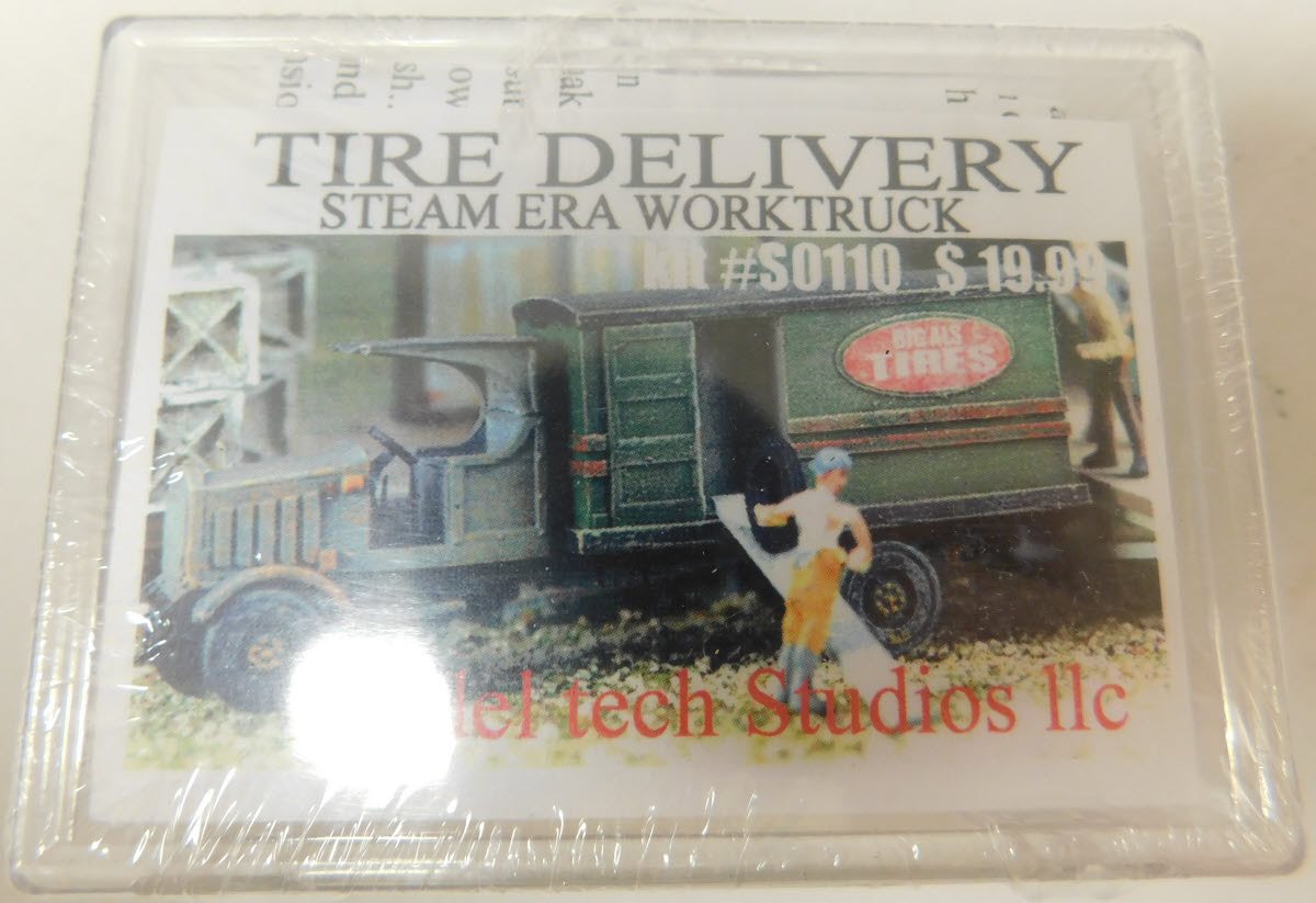Model Tech Studios S0110 HO Tire Delivery Work Truck Kit