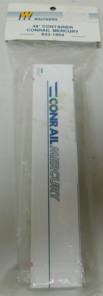 Walthers 933-1804 HO Conrail/Mercury 48'' S-Side Container