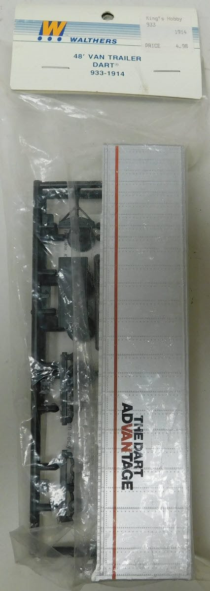 Walthers 933-1914 HO 48' DART Trailer Kit