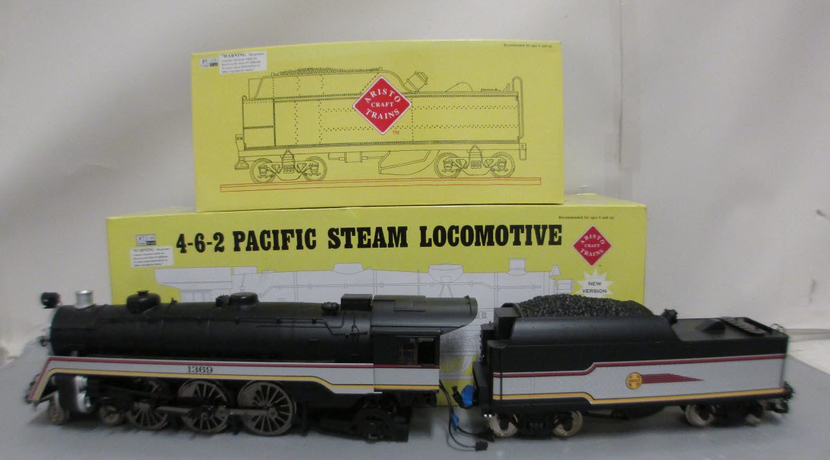 Aristo-Craft 21451 SF Valley Flyer 4-6-2 Steam Locomotive with Tender