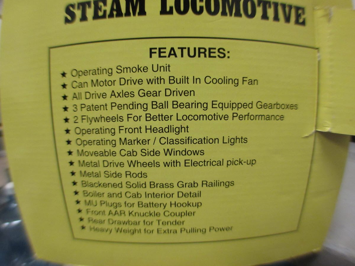 Aristo-Craft 21451 SF Valley Flyer 4-6-2 Steam Locomotive with Tender